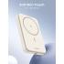 UGREEN PB561 Magnetic Power Bank, 10,000mAh Wireless Portable Charger, PD 20W Fast Charging Battery Pack with USB-C for Magsafe, iPhone 16/16 Pro/15/15 Plus/15 Pro/15 Pro Max, iPhone14/13/12 Series - White